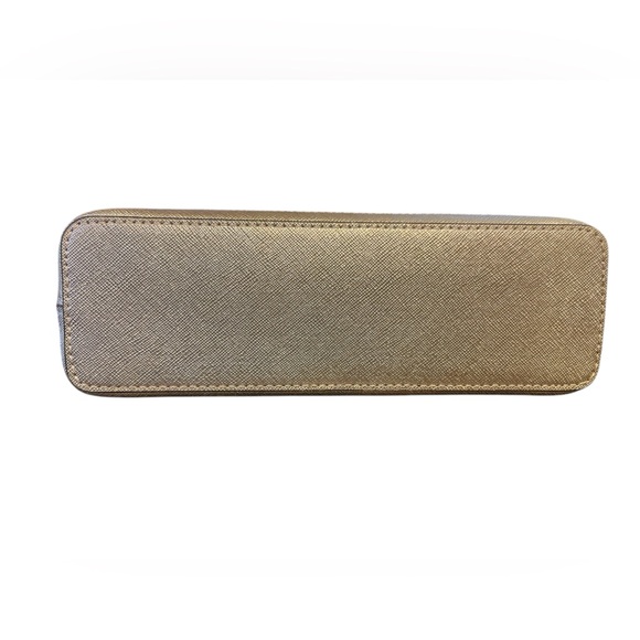 Kate Spade Tinsel Dome Crossbody Purse Rose Gold Glitter & Necklace - Picture 4 of 15